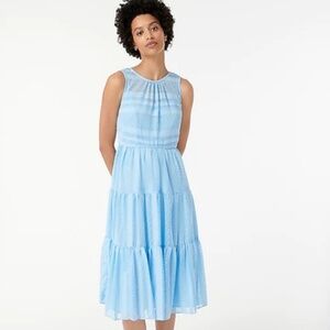 J.Crew tiered midi dress